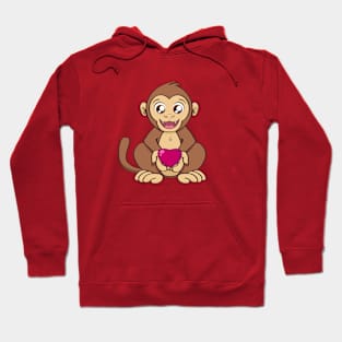 Monkey love Hoodie